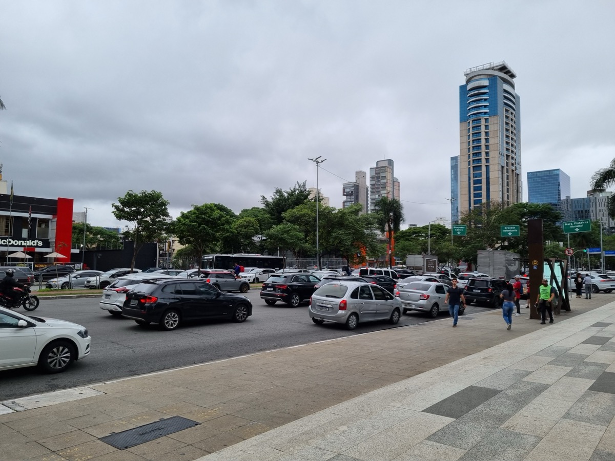 Avenida Faria Lima no Itaim Bibi, São Paulo