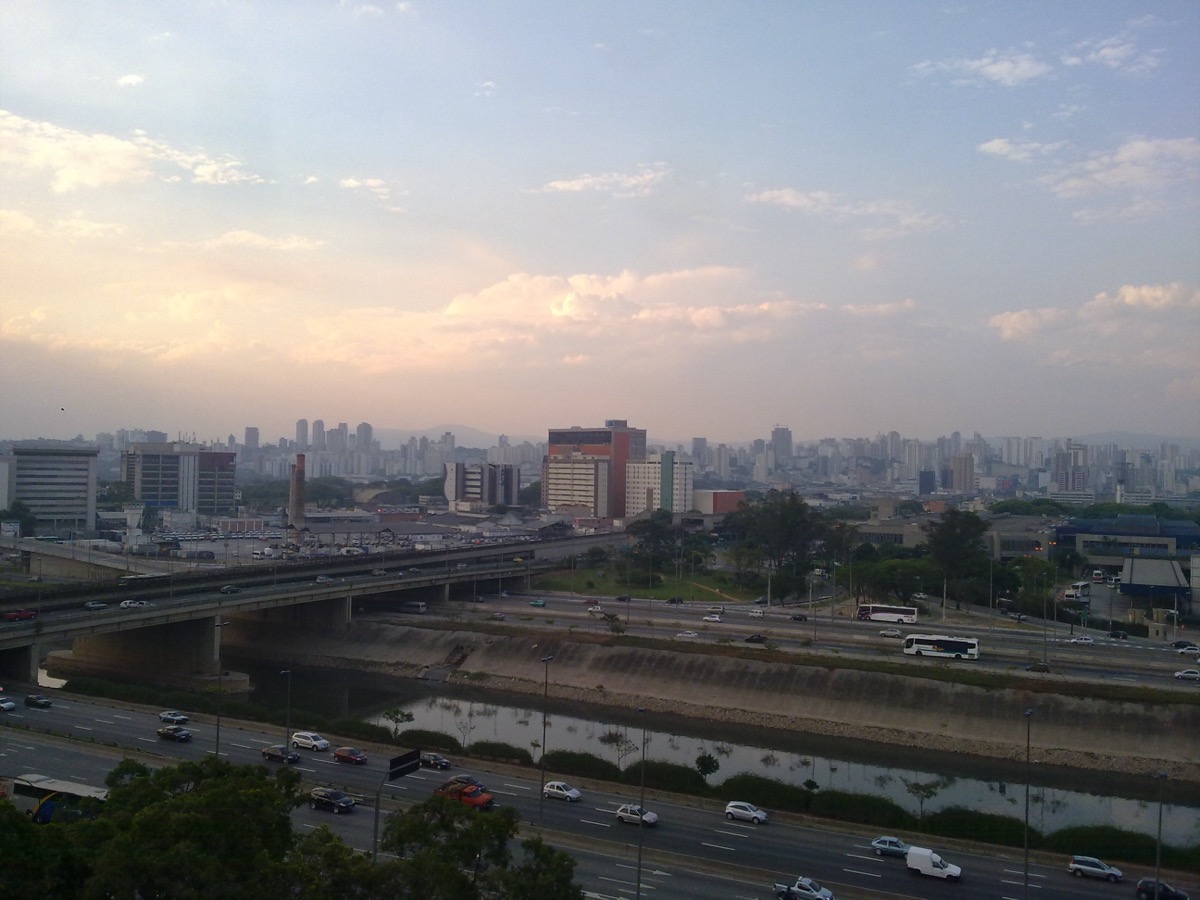 Marginal Tietê na altura de Santana, São Paulo